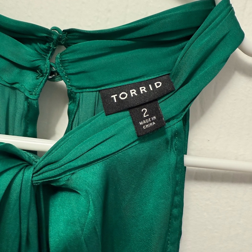 Torrid Green Halter Tank Top - Picture 5 of 7